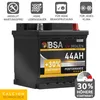 BSA Autobatterie 12V 44AH 390AEN Starterbatterie ersetzt Produktbild-Vorschau 2
