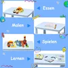 3tlg. Kindersitzgruppe mit 1 Tisch & 2 Stühlen, Kindertisch Produktbild-Vorschau 4