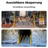Wiltec ausziehbares Absperrgitter 250 cm aus Kunststoff, Produktbild-Vorschau 4