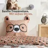 Kinderbettwäsche Set Bär 2-teilig 135x200 80x80 cm - Produktbild-Vorschau 3