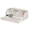 DAY-Betten(Beige,90 x 200(190))Sofabett,Gepolstertes Produktbild-Vorschau 2