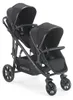 BabyTrold Nuuk Black: passeggino gemellare per due bambini, Anteprima dell’immagine prodotto 1