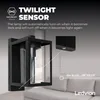 Ledvion Wandleuchte IP44 E27 schwarz sensor Quadrat Produktbild-Vorschau 3