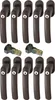 ABUS FG200 B SB abschließbarer Fenstergriff, braun im Set Produktbild-Vorschau 1