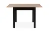 Esstisch "Coburg" ausziehbar 120cm, Artisan Eiche/schwarz. Produktbild-Vorschau 4
