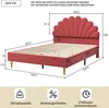 Fortuna-Lai Polsterbett Doppelbett 140x200cm - mit Produktbild-Vorschau 7