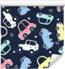 10m VLIES TAPETE Rolle Kinderzimmer Autos Stadt Sterne Produktbild-Vorschau 1