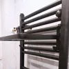 Handtuchhalter für Heizkörper ohne Bohren schwarz 3 Stangen Produktbild-Vorschau 2