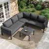 MERAX Gartenlounge-Set Sitzgruppe für 4-5 Personen, 4-tlg, Produktbild-Vorschau 3