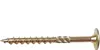 Domax Tellerkopfschrauben Holzbauschrauben gelb 6 x 40 mm Produktbild-Vorschau 2