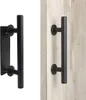 Schiebetürgriffe Schwarz Scheunentor Griff 30CM Schiebetür Produktbild-Vorschau 1