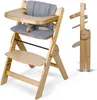 NUKIDO höhenverstellbarer Hochstuhl Babystuhl aus Holz Produktbild-Vorschau 4