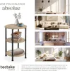 Table d’appoint COLCHESTER 40x61cm - Bois clair industriel, Voir les images du produit 5