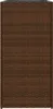 Design Pflanzkübel 2 Stk. Braun 40x40x80 cm Poly Rattan, Produktbild-Vorschau 7