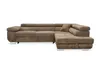 Ecksofa Aller L-form Schlafsofa in Braun Cord Eckcouch mit Produktbild-Vorschau 2