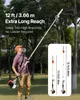A man is using a long-reach chainsaw to trim tree branches. Produktbild-Vorschau