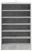 vidaXL Schuhschrank Betongrau 60x35x92 cm Holzwerkstoff Produktbild-Vorschau 4