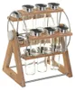 Gewürzhalter - cooles Design - Bambus - 15 Dosen Produktbild-Vorschau 1