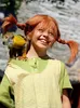 Pippi Langstrumpf Perücke - Kostümperücke Fasching Produktbild-Vorschau 3