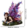Wunderschöne Elfe liegt auf Blumenwiese - Fairy, Blume, Produktbild-Vorschau 5