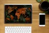 MuchoWow® Laptop Aufkleber Sticker Cover Weltkarte - Gold - Produktbild-Vorschau 2