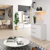 Kommode Jerry mit 3 Schubladen Schrank mit 2 Einlegeböden Produktbild-Vorschau 3