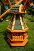 Gartenwindmühle WM 80, 80 cm hoch, grün, Holz, Ø 32 cm, Produktbild-Vorschau 5