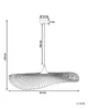 BELIANI Hängeleuchte Hellbraun 128 cm aus Bambusholz/ Produktbild-Vorschau 3