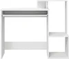 vidaXL Scrivania con ripiano Bianco 106 x 41 x 88,5 cm Anteprima dell’immagine prodotto 5