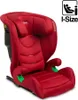 A red child car seat with an "i-Size" certification icon in the upper right corner. Náhľad obrázku produktu