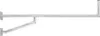 PremiumX 200cm Wandhalter Aluminium zwei Wandplatten Wand Produktbild-Vorschau 1