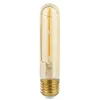 Tubo a filamento LED T30x184mm 2W ~ 25W E27 oro chiaro Anteprima dell’immagine prodotto 2
