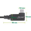 InLine® Câble USB4, USB-C unilatéral coudé, PD 240W 8K60Hz, Voir les images du produit 2