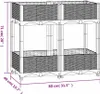 vidaXL Hochbeet 80x40x71 cm Polypropylen Produktbild-Vorschau 7