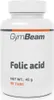 A white bottle of GymBeam Folic Acid supplement. Produktbild-Vorschau