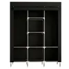 Kleiderschrank Stoff 130x170cm XL Faltschrank 8 Fächer 2 Produktbild-Vorschau 2