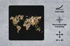 MuchoWow® Mauspad Mousepad Karte - Welt - Schlange - Design Produktbild-Vorschau 2