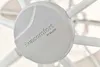 A close-up view of the central hub of a white umbrella, featuring the embossed brand name 'Suncomfort by Glatz'. Produktbild-Vorschau