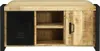 vidaXL Bankschrank Braun 100 x 35 x 50 cm Massivholz Mango Produktbild-Vorschau 3