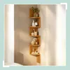 Étagère d'angle Relaxdays, H x l x P : 125 x 20 x 20 cm, 5 Voir les images du produit 3
