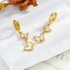 Kolczyki - Eleganckie kolczyki ze stali chirurgicznej - Podgląd zdjęcia produktu 7
