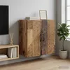 vidaXL Armoire murale en bois recyclé 59 x 31 x 60 cm, Voir les images du produit 2