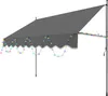 Jayseuw Klemmmarkise mit LED 300x120cm Markise Produktbild-Vorschau 9