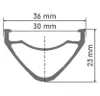 DT Swiss FR 571 27,5" Schwarz 32H Felge Produktbild-Vorschau 4
