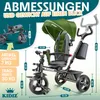 KIDIZ® Dreirad 5in1 Kinderdreirad mit Schubstange Produktbild-Vorschau 7