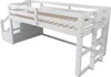 Kinderbett 90x200cm, Multifunktionales Hochbett mit Produktbild-Vorschau 9