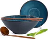 Moritz & Moritz SOLID 2x Ramen Blau mit Rillen Produktbild-Vorschau 1