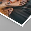 Poster - Poster ohne Rahmen - Frau Hände Wiese - 70x50 cm - Produktbild-Vorschau 2