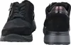Two black sneakers are shown from the front and back. Produktbild-Vorschau