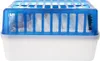 A dehumidifier with a blue grate top and a white base. Podgląd zdjęcia produktu